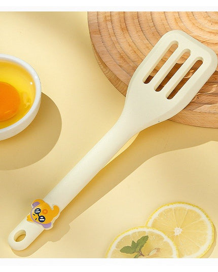 4 Ustensile de Bucatarie, pentru Copii, din Silicon, Termorezistente, Design Animat
