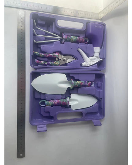 5 accesorii pentru gradinarit geanta depozitare inclusa, otel inoxidabil