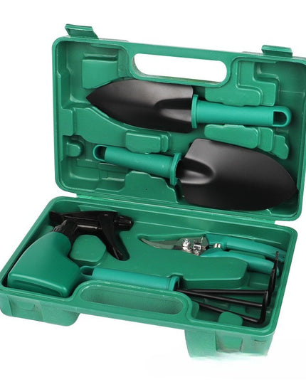 5 accesorii pentru gradinarit geanta depozitare inclusa, otel inoxidabil