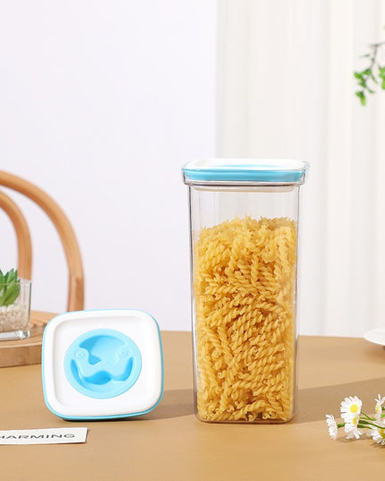 5 Cutii de Depozitare pentru Bucatarie, 2 x 600ml, .3L, 1 x 2L, din ABS+PET+Silicon, Capac