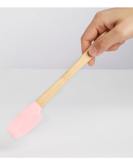 5 Mini Spatule de Silicon pensula, Stejar