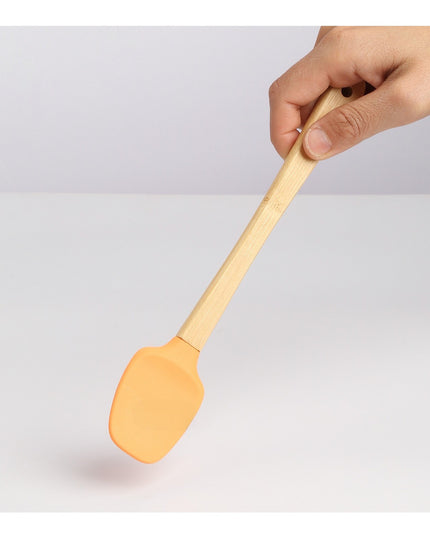 5 Mini Spatule de Silicon pensula, Stejar