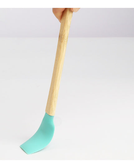 5 Mini Spatule de Silicon pensula, Stejar