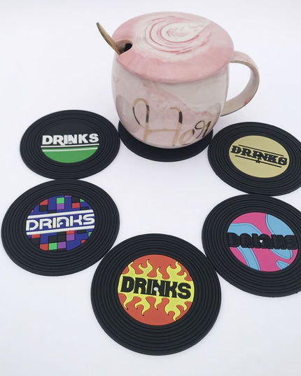 5 Suporturi pentru Pahare, Filppy, din PVC, Diametru , Rezistent la Caldura