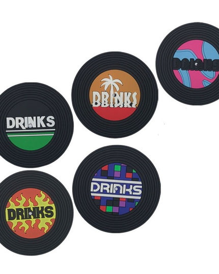 5 Suporturi pentru Pahare, Filppy, din PVC, Diametru , Rezistent la Caldura