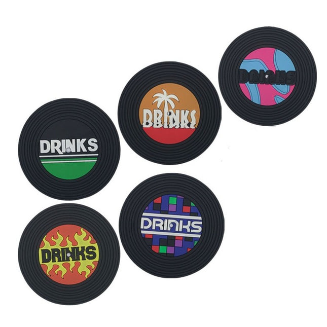 5 Suporturi pentru Pahare, Filppy, din PVC, Diametru , Rezistent la Caldura