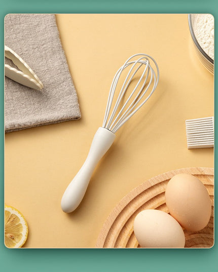 5 Ustensile de Bucatarie, din Silicon+Inox, Termorezistente, Antiaderente