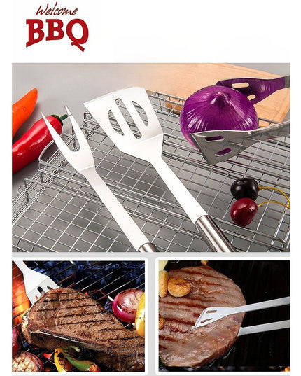 5 Ustensile pentru Gratar, din Otel Inoxidabil, Geanta Oxford