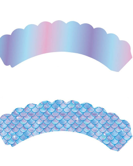 6 Accesorii pentru Prajituri Sirena, Colectia Mermaid