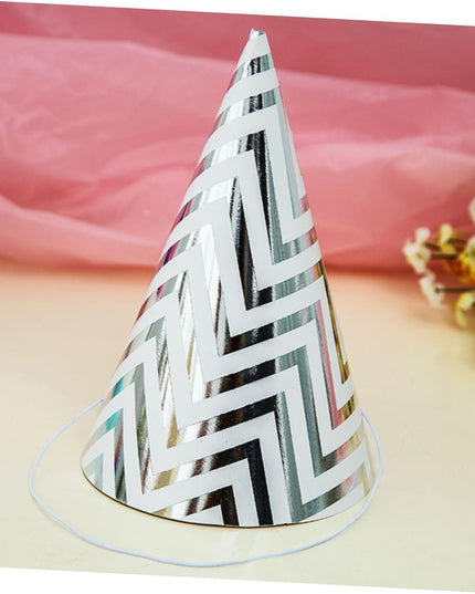 6 Coifuri, Petrecere Copii, din Carton,Model 8 Valuri