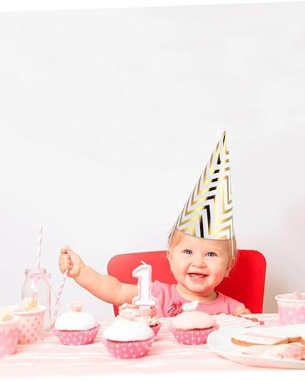 6 Coifuri, Petrecere Copii, din Carton,Model 8 Valuri