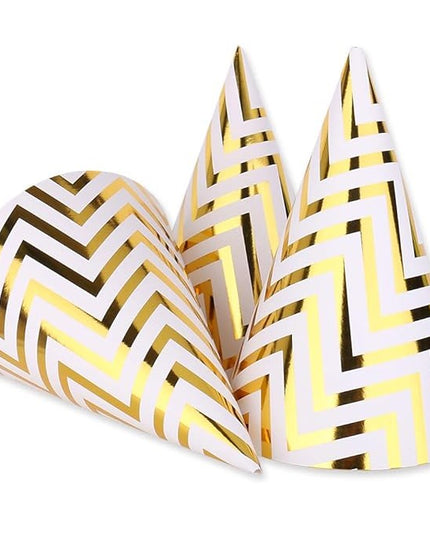 6 Coifuri, Petrecere Copii, din Carton,Model 7 Valuri