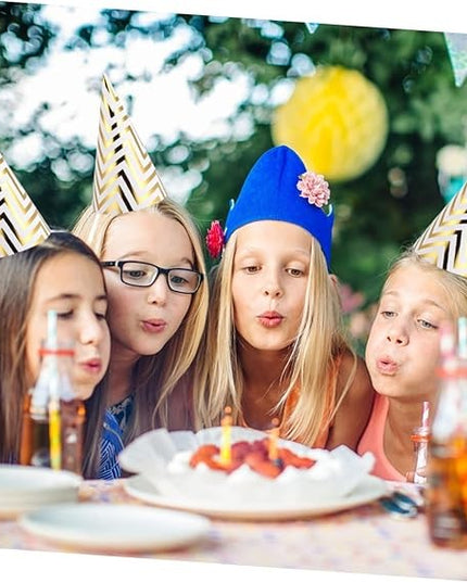 6 Coifuri, Petrecere Copii, din Carton,Model 7 Valuri