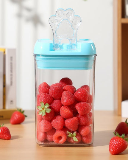 6 Cutii de Depozitare Alimente, 2 x 500ml, 2 x 800ml, 2 x 1200ml, Capac