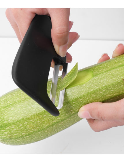 1 mini ustensile bucatarie taietor pizza, cutit, curatator, razatoare, desfacator, presa usturoi, manere din ABS, lame ascutite din otel inoxidabil