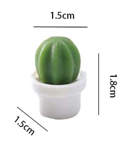 6 Magneti de Frigider, Model Cactusi in Ghiveci, din ABS si Magnet
