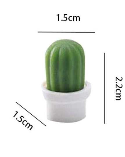 6 Magneti de Frigider, Model Cactusi in Ghiveci, din ABS si Magnet