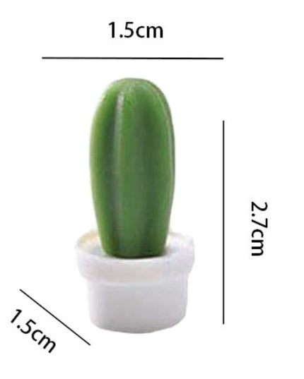 6 Magneti de Frigider, Model Cactusi in Ghiveci, din ABS si Magnet