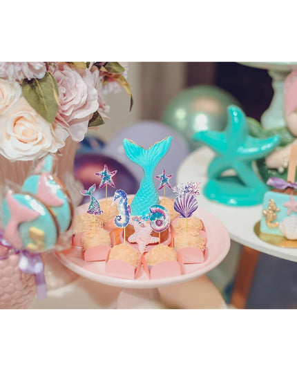 6 Props-uri pentru Prajituri Sirena, Colectia Mermaid