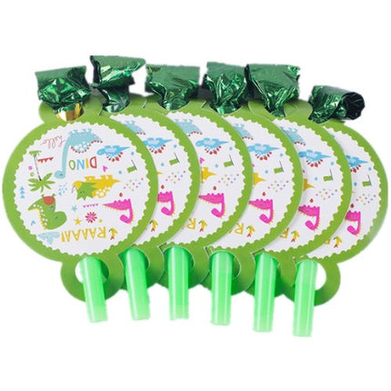 6 Suflatori, Colectia Dino Park,din Carton/Plastic/Hartie