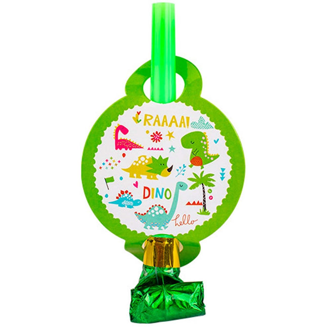 6 Suflatori, Colectia Dino Park,din Carton/Plastic/Hartie