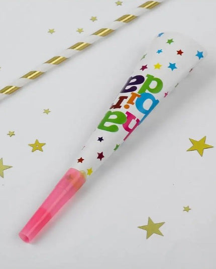 6 Suflatori, Colectia Happy Birthday,din Carton