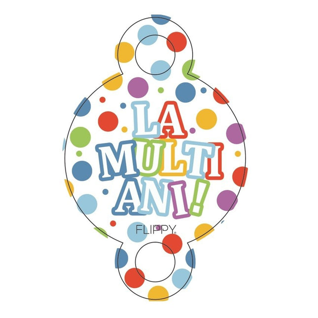 6 Suflatori, Colectia LA MULTI ANI,din Carton/Plastic/Hartie