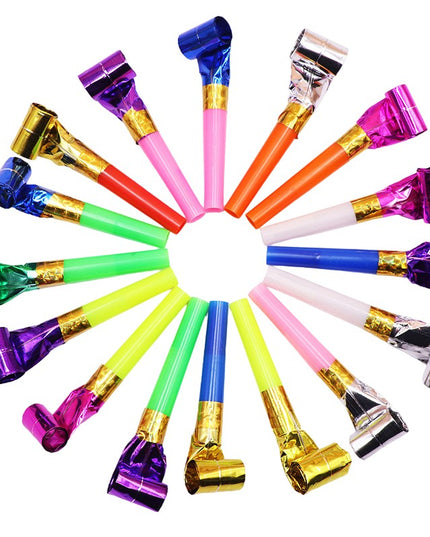 6 Suflatori, pentru Petrecere, Tematica Aniversare,Multicolore