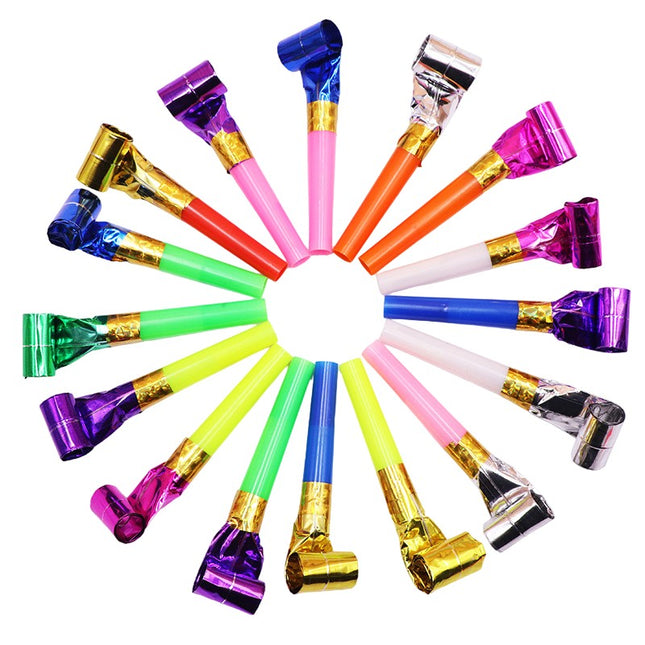 6 Suflatori, pentru Petrecere, Tematica Aniversare,Multicolore