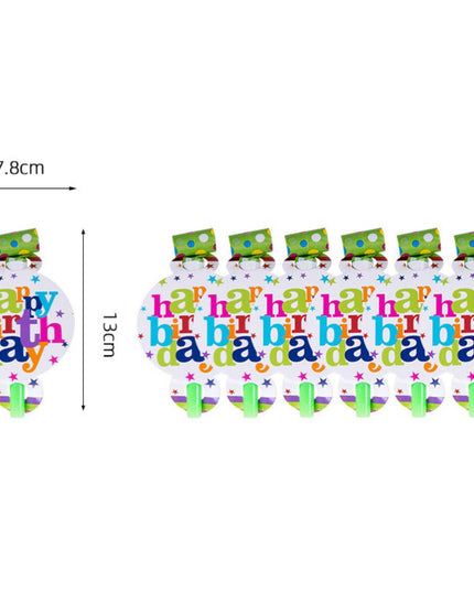 6 Suflatori Happy Birthday, pentru Petrecere, Tematica Aniversare