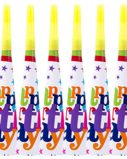 6 Trompete Happy Birthday, pentru Petrecere, Tematica Aniversare