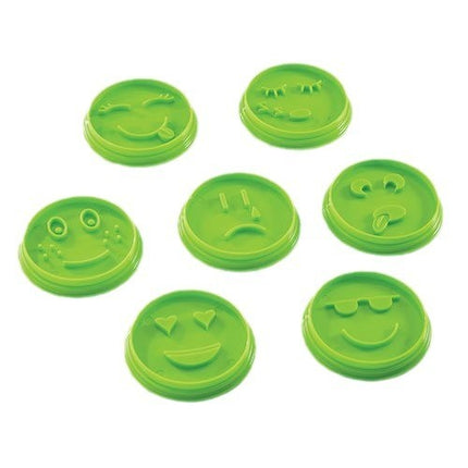 7 Forme de Prajituri, Model Emoticoane Smiley Face, Diferite Expresii,din PP