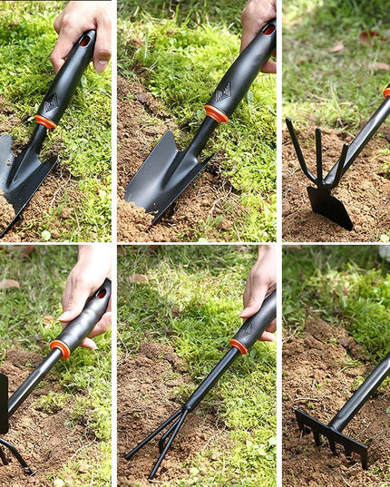 7 Unelte de Gradina pentru Plantare Prelucrare Sol si Ingrijire Plante, Material PVC si cardboard