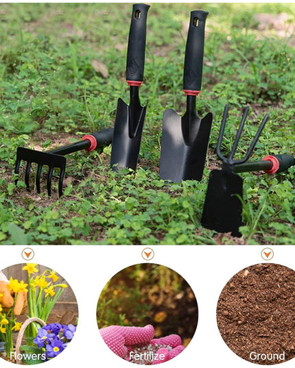 7 Unelte de Gradina pentru Plantare Prelucrare Sol si Ingrijire Plante, Material PVC si cardboard