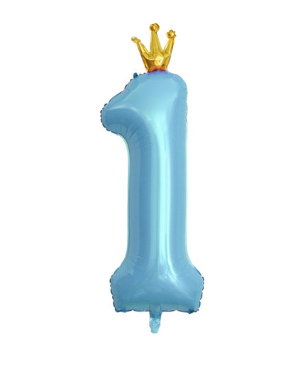 Set 8 Baloane din Folie Metalizată si din Latex, Figurine Cifra 1 Printesa 91cm, Stea 45 cm si Cerc 55 cm, Baloane Latex 30 cm, Tema Prima