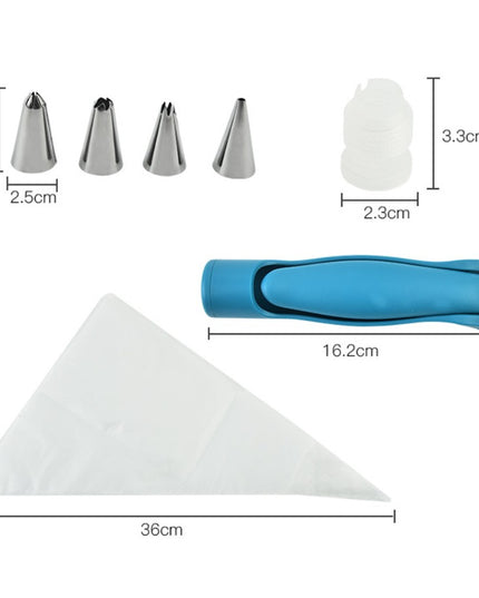 Accesorii Decorare Prajituri si Torturi, 5 Capete pentru Modele,Ustensila Manuala pentru Ornare