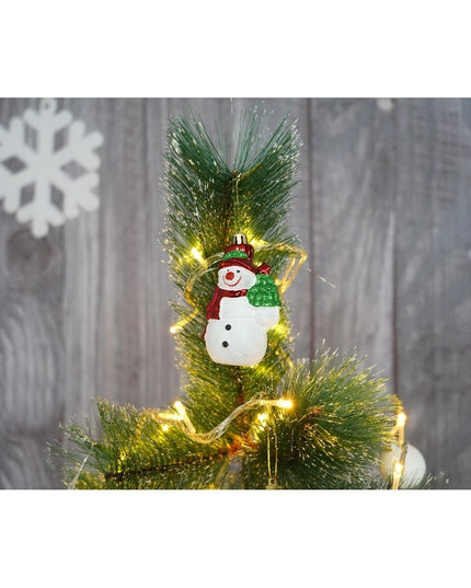 brad artificial de Craciun si elemente decorative tip pin inzapezit tip 1, inaltime , diametru , 160 ramuri cu ace 3D