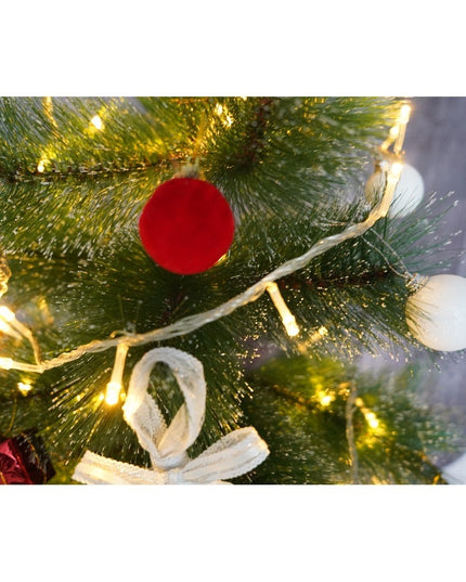 brad artificial de Craciun si elemente decorative tip pin inzapezit tip 2, inaltime , diametru , 160 ramuri cu ace 3D