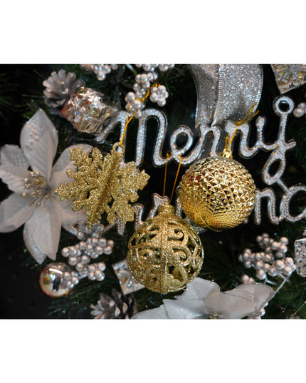 de 12 ornamente de brad, de tip Glob