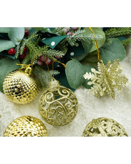 de 12 ornamente de brad, de tip Glob