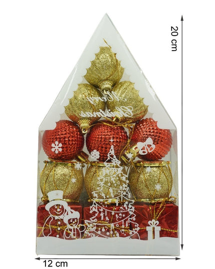 de 12 ornamente de brad, de tip Glob