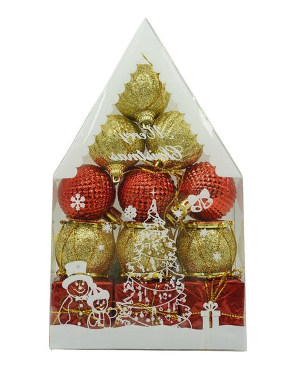 de 12 ornamente de brad, de tip Glob