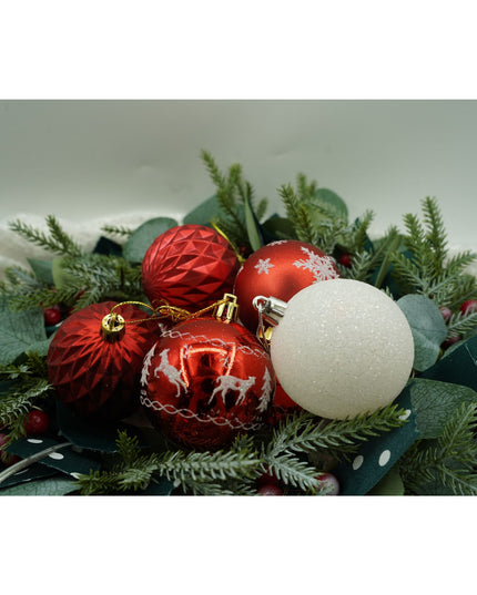 de 24 ornamente de brad, de tip Glob