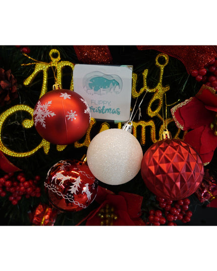 de 24 ornamente de brad, de tip Glob