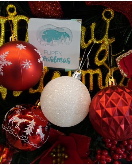 de 24 ornamente de brad, de tip Glob