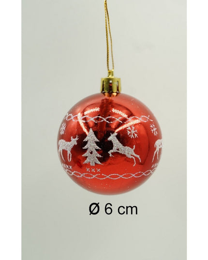 de 24 ornamente de brad, de tip Glob