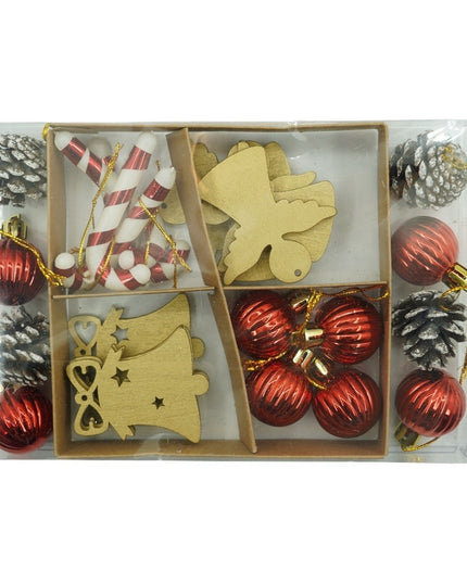 de 24 ornamente de brad, de tip Glob