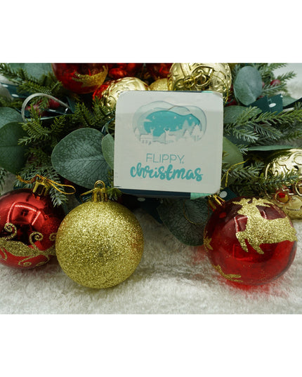 de 24 ornamente de brad, de tip Glob