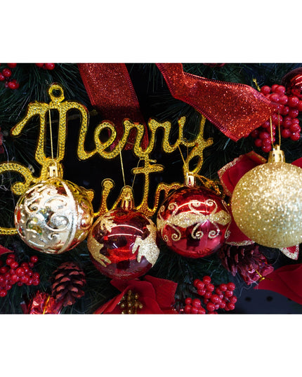 de 24 ornamente de brad, de tip Glob