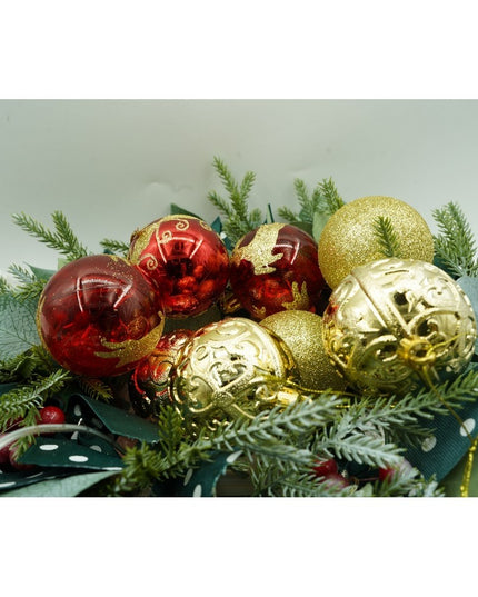 de 24 ornamente de brad, de tip Glob